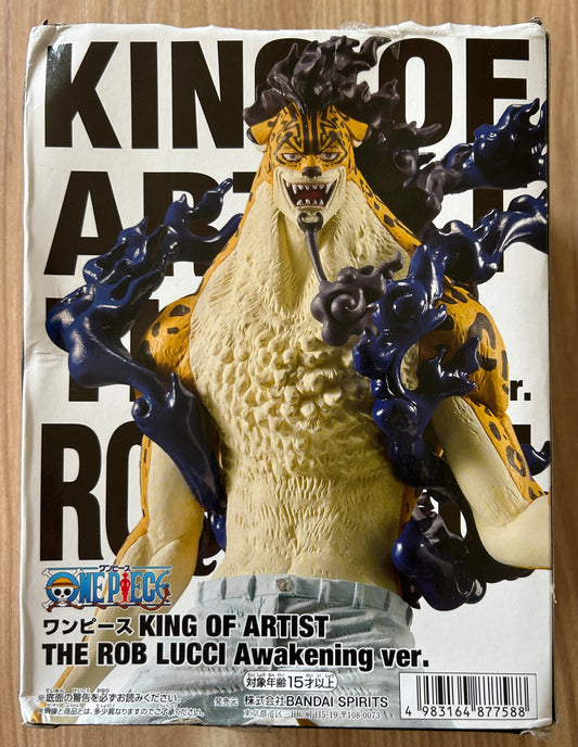 One Piece - Série King of Artist - The Rob Lucci Awakening Version - 19 cm
