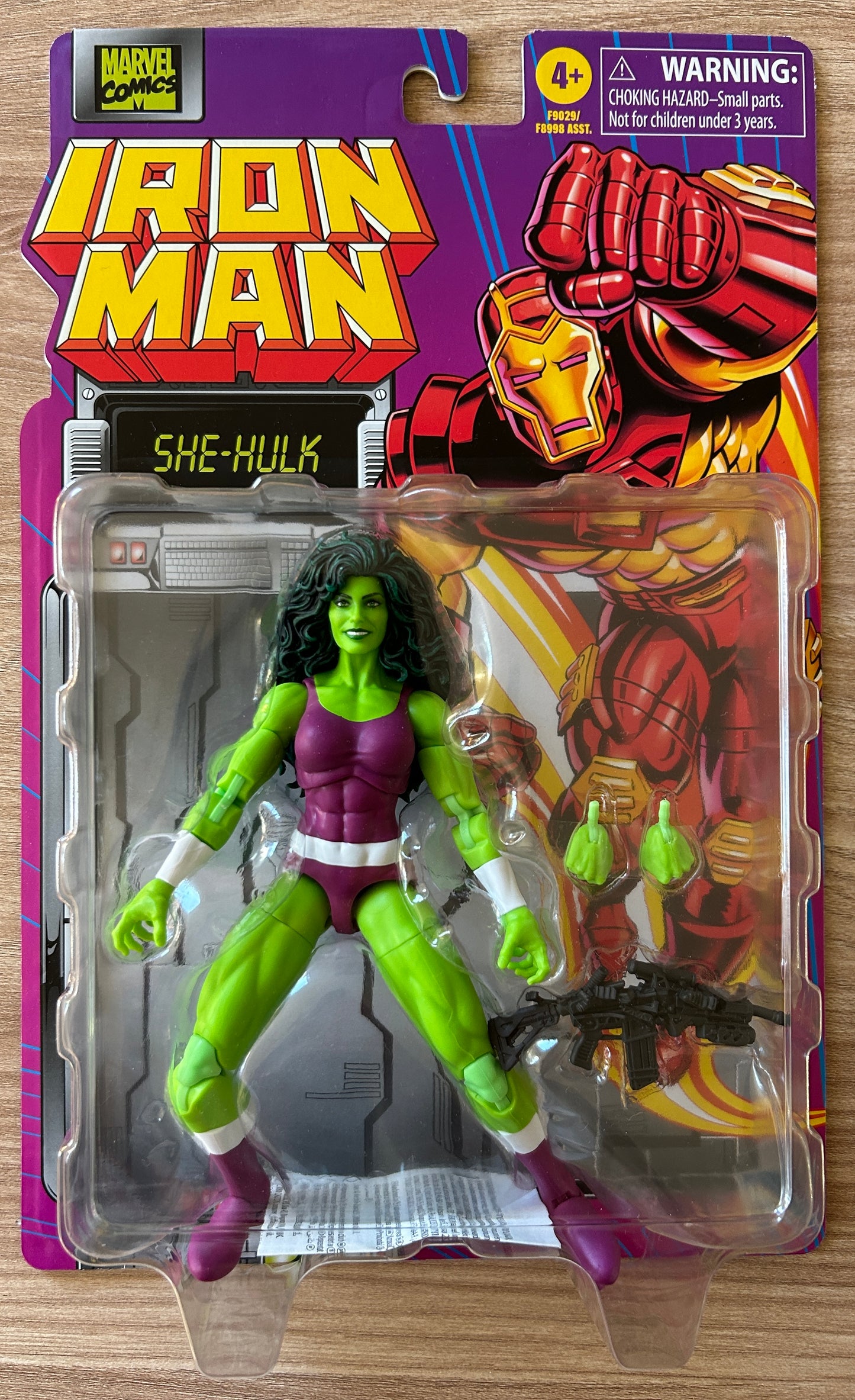 Marvel Legends - Série Rétro Iron-Man - Figurine de SHE-HULK - 15 cm