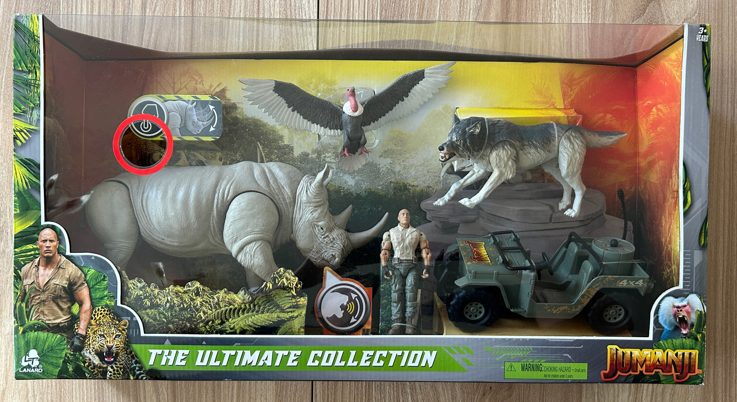 JUMANJI - Coffret The Ultimate Collection - Figurine de THE ROCK Dwayne Johnson