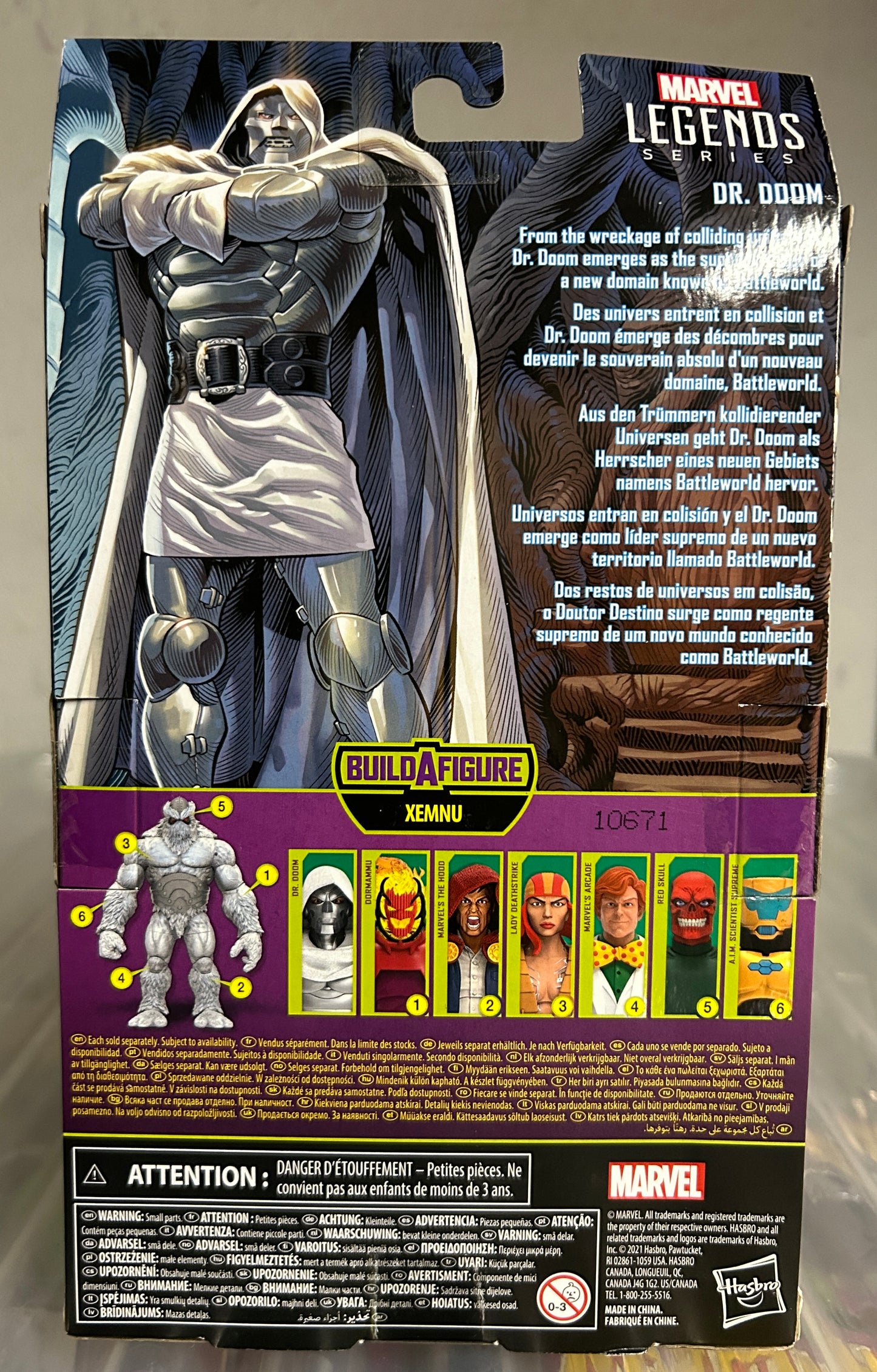 Marvel Legends - Série BAF XEMNU - Figurine de DOCTOR DOOM GOD