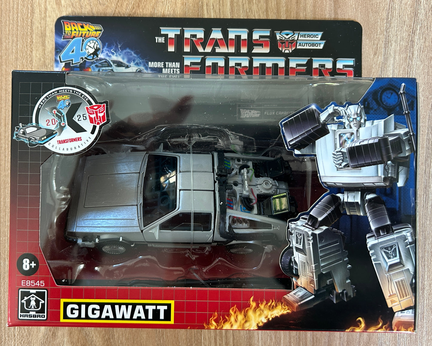 Transformers x Retour vers le Futur - Delorean - GIGAWATT