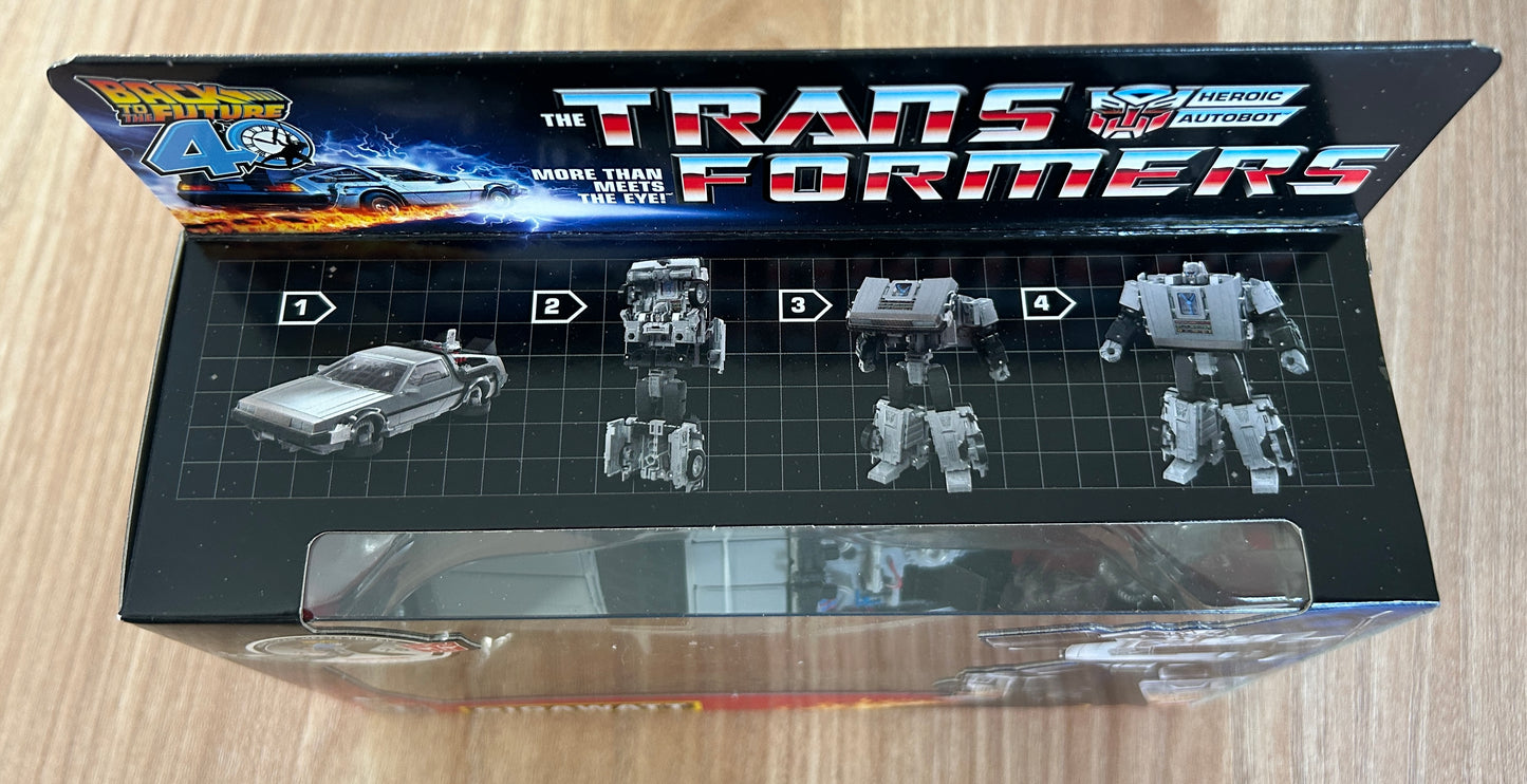 Transformers x Retour vers le Futur - Delorean - GIGAWATT