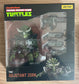 TMNT - Lot de 3 figurines 1/18ème - Triceraton Infantryman - Captain Zorax - Adjutant Zork - 13/14 cm