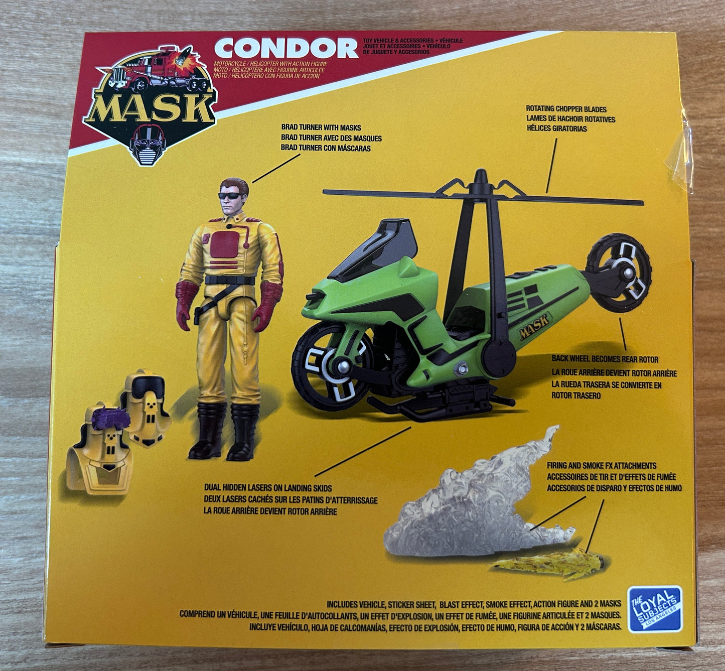 M.A.S.K. - MASK - Véhicule Condor et figurine 7 cm de Brad Turner
