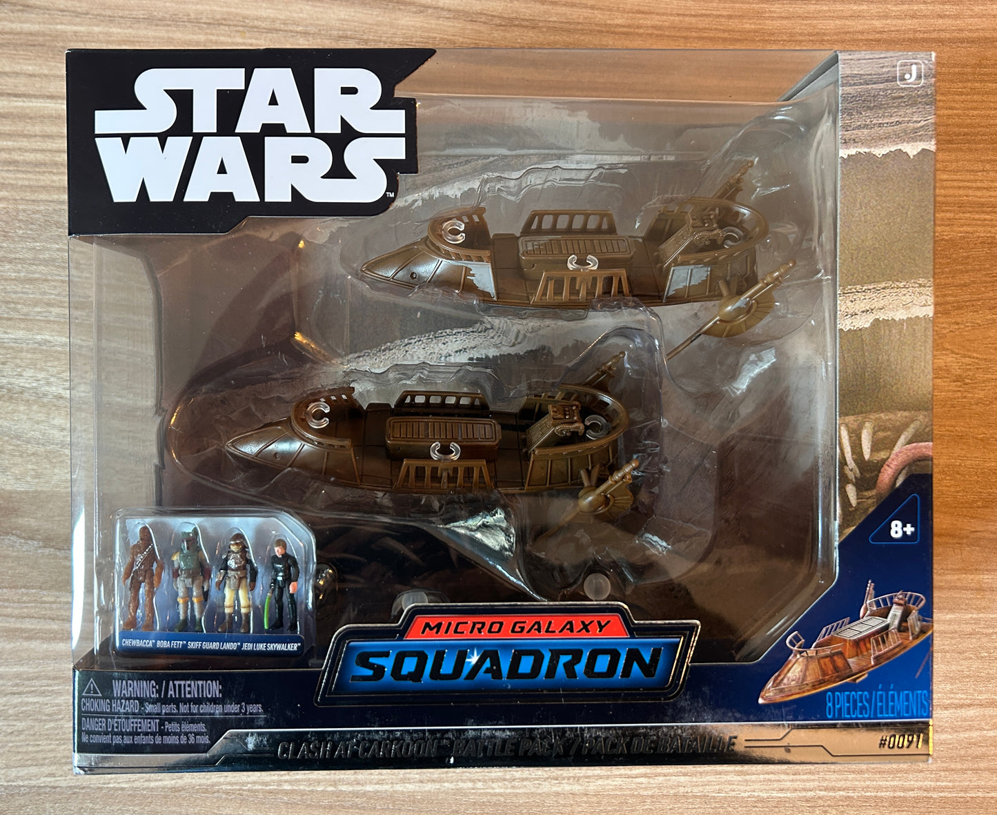 STAR WARS - Micro Galaxy Squadron 0091 - Clash at Carkoon Battle Pack avec 4 figurines