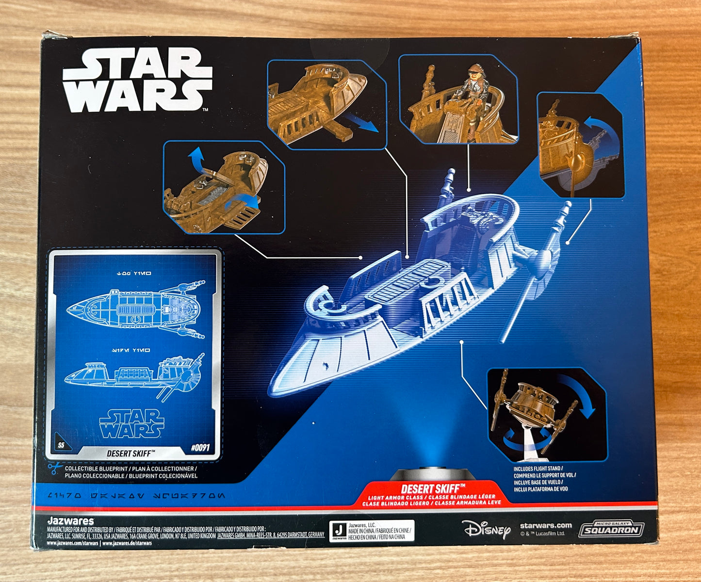STAR WARS - Micro Galaxy Squadron 0091 - Clash at Carkoon Battle Pack avec 4 figurines