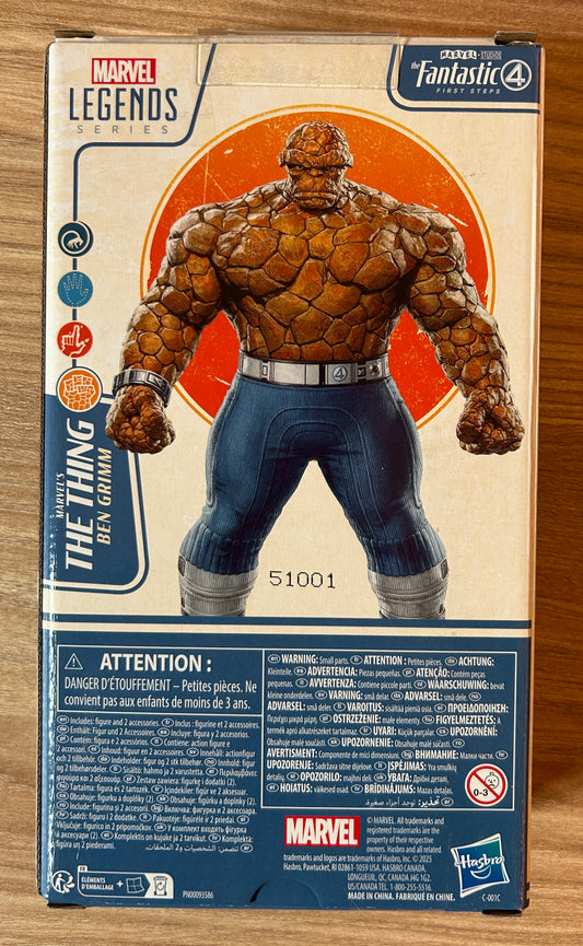Marvel Legends - Fantastic Four : First Steps - Figurine de The Thing / La Chose