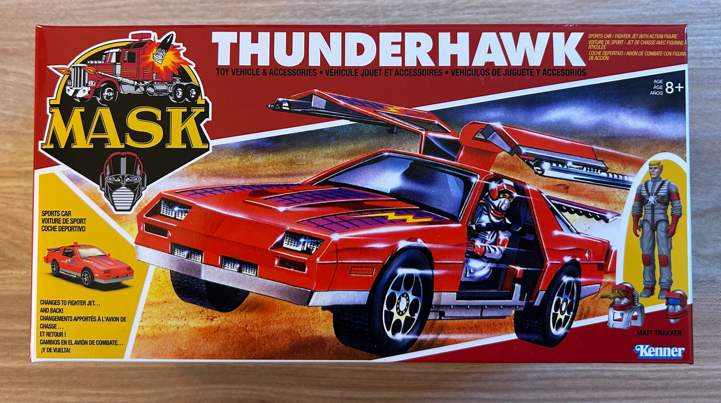 M.A.S.K. - MASK - Véhicule Thunderhawk et figurine 7 cm de Matt Trakker