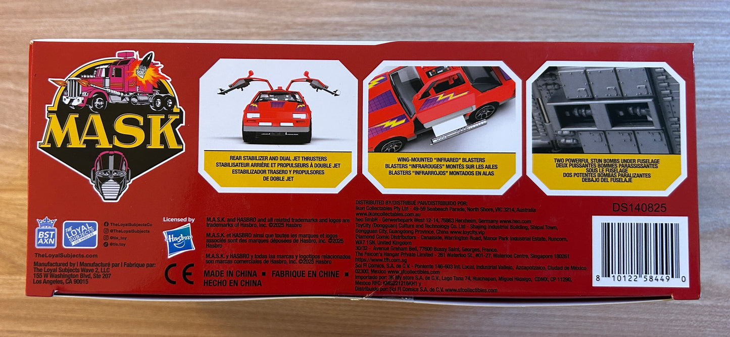 M.A.S.K. - MASK - Véhicule Thunderhawk et figurine 7 cm de Matt Trakker