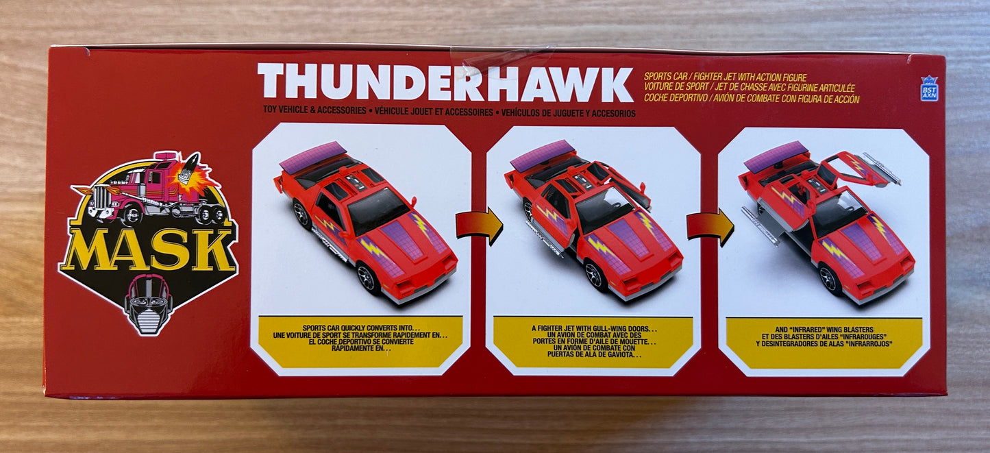 M.A.S.K. - MASK - Véhicule Thunderhawk et figurine 7 cm de Matt Trakker