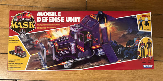 M.A.S.K. - MASK - Véhicule RHINO Mobile Defense Unit (MDU) + 4 figurines 7 cm - Limited Edition - Version Exclusive