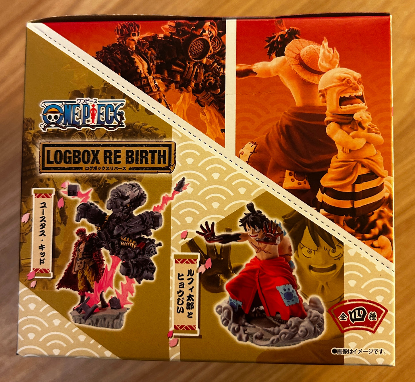 One Piece - Collection Petitrama - Set de 4 dioramas "Logbox Re Birth Wanokuni V2" - PVC 7/8 cm