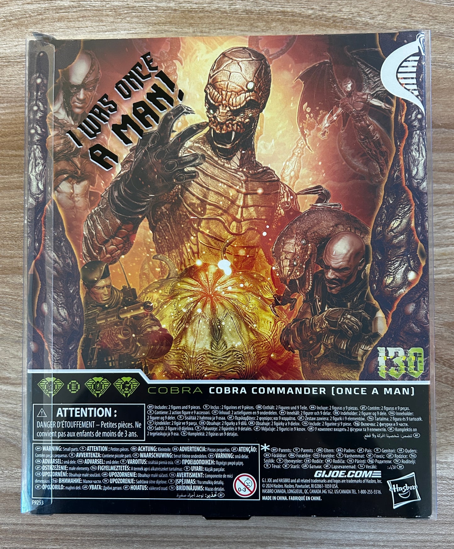 GI Joe - Classified Series #130 - Figurine de Cobra Commander (Once a man) - 16 cm