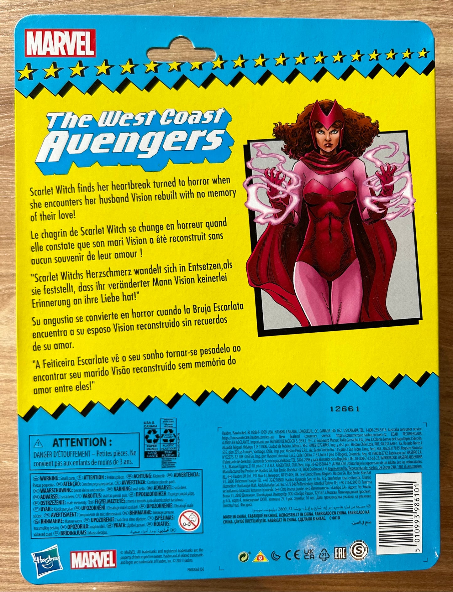 Marvel Legends - RETRO CARD - The West Coast Avengers - Figurine de SCARLET WITCH