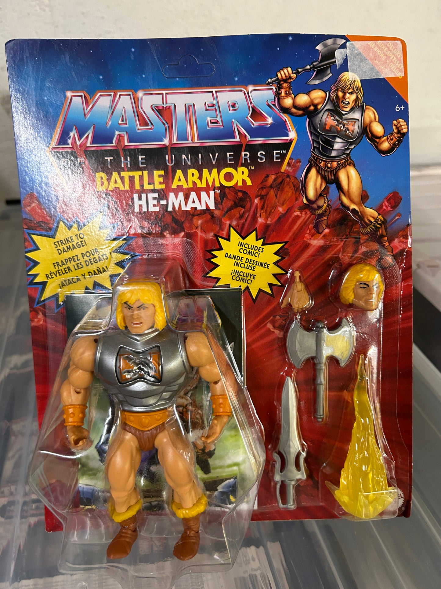 MASTERS OF THE UNIVERSE - Figurine de BATTLE ARMOR HE-MAN - Mattel