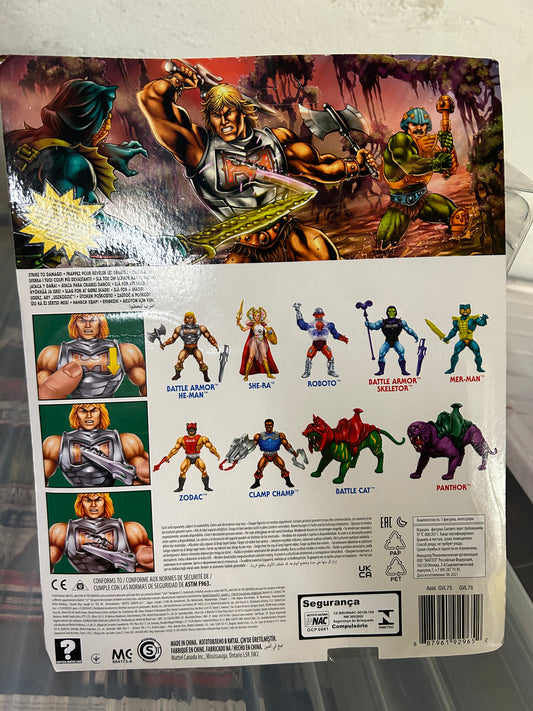 MASTERS OF THE UNIVERSE - Figurine de BATTLE ARMOR HE-MAN - Mattel