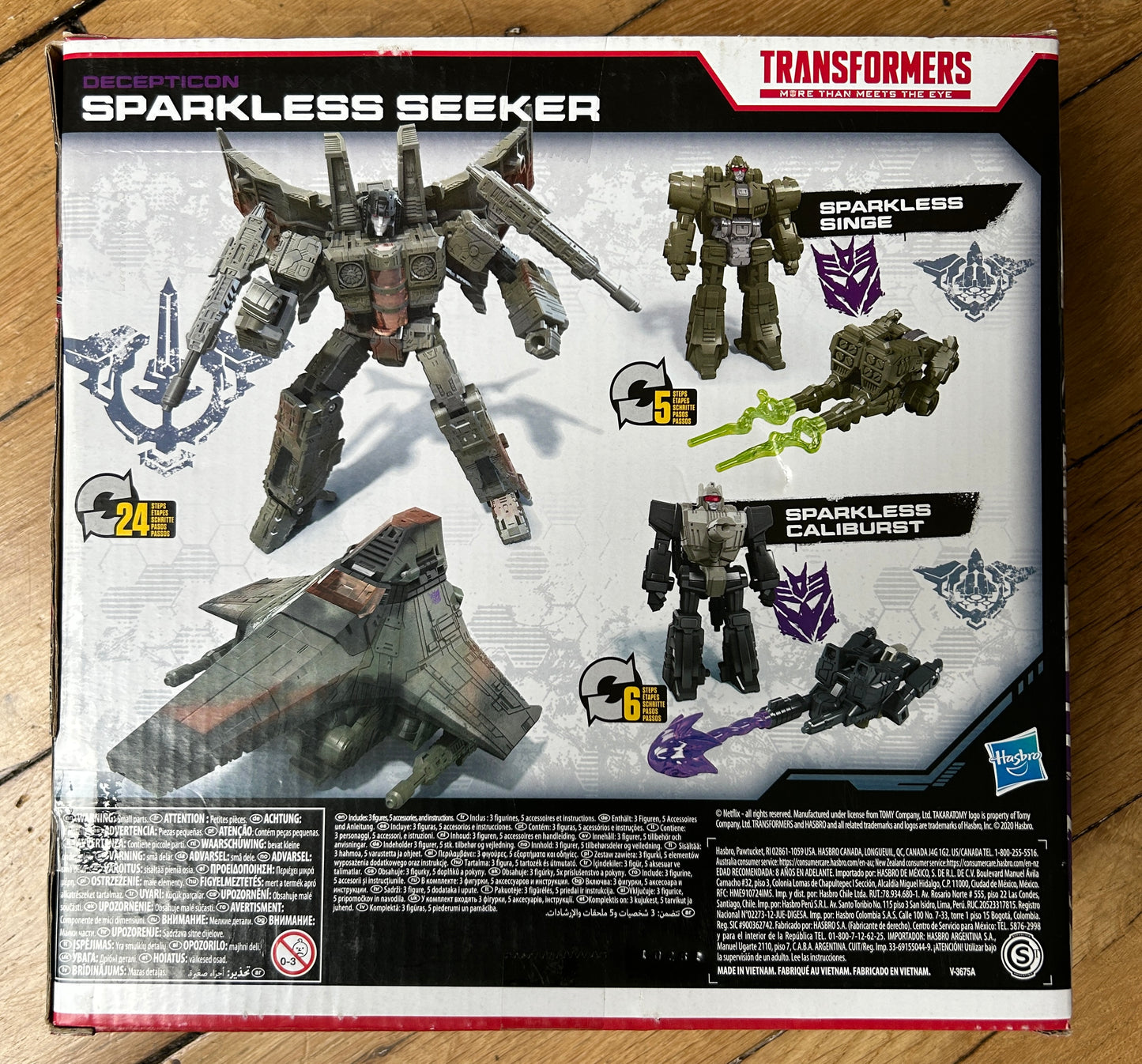 TRANSFORMERS  - War for Cybertron - Figurine Decepticon Sparkless Seeker