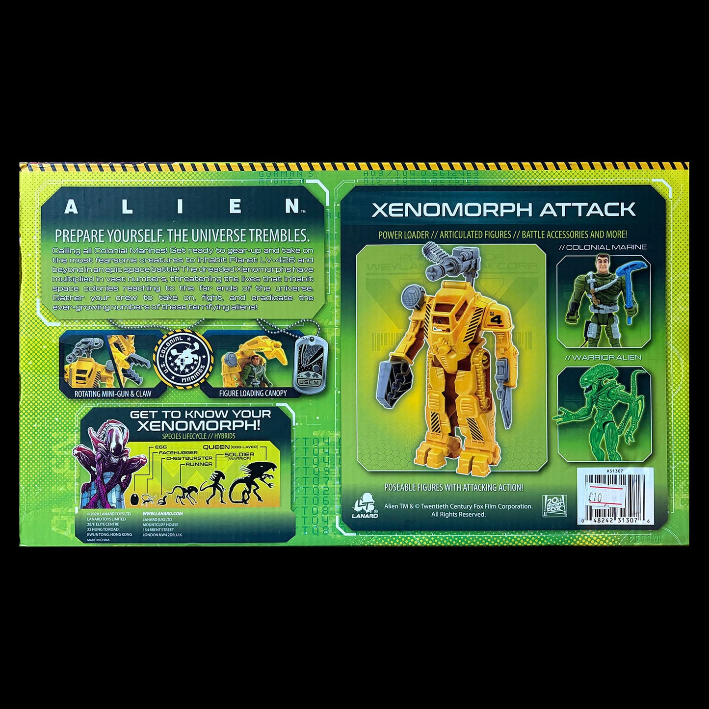 ALIEN Collection - Coffret Xenomoph Attack - Power Loader, Colonial Marine et Xenomorph