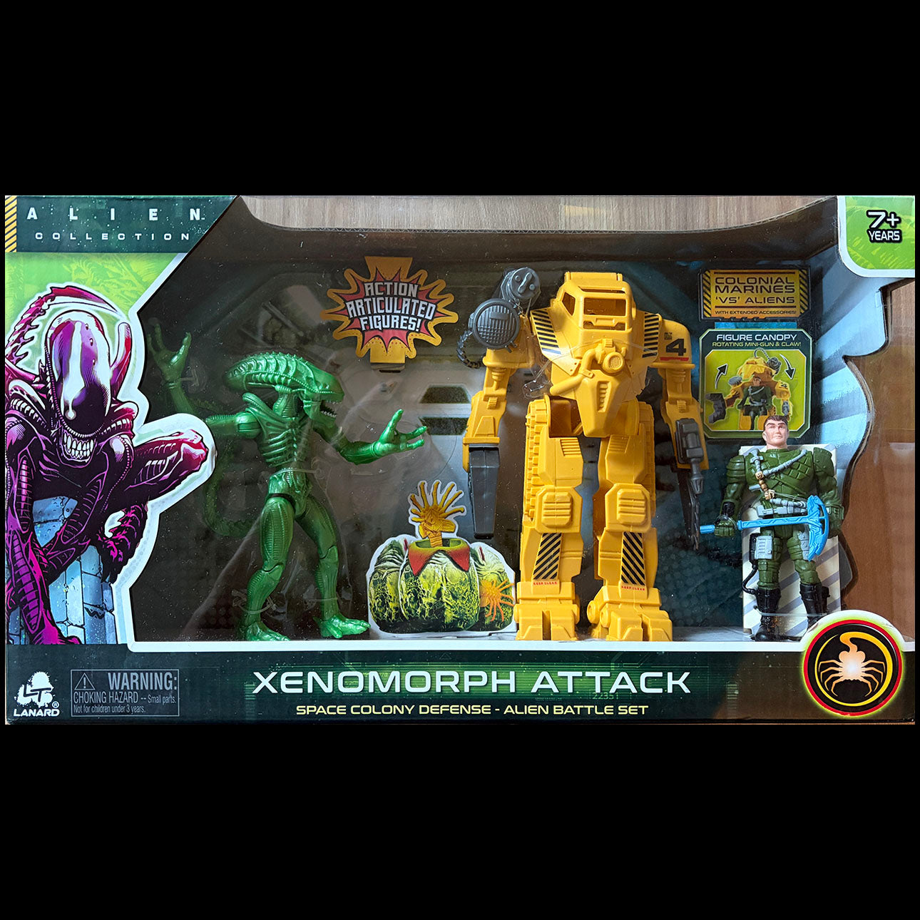 ALIEN Collection - Coffret Xenomoph Attack - Power Loader, Colonial Marine et Xenomorph