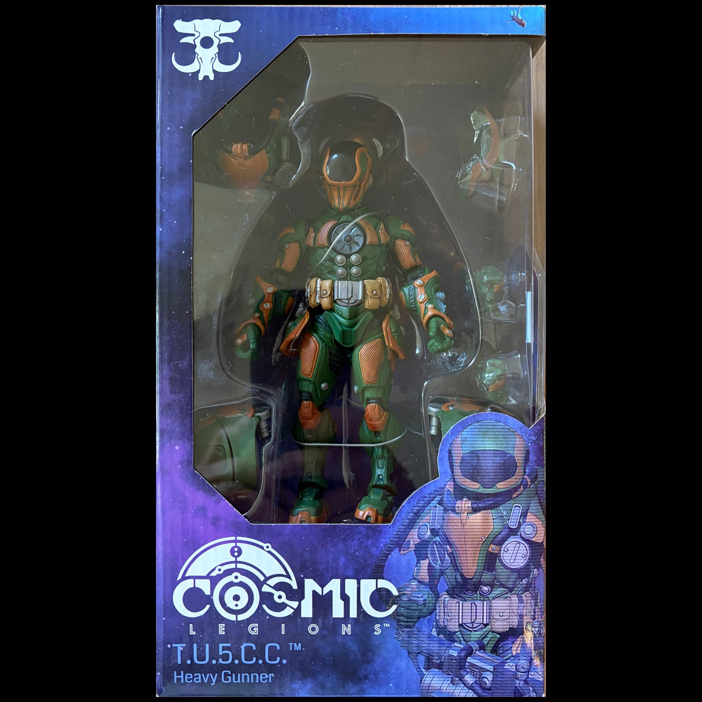 Cosmic Legions - Figurine de T.U.5.C.C. Heavy Gunner - 1/12ème - 16 cm