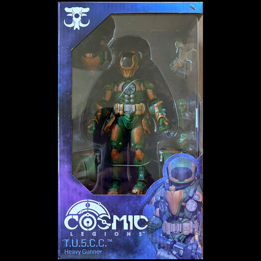 Cosmic Legions - Figurine de T.U.5.C.C. Heavy Gunner - 1/12ème - 16 cm