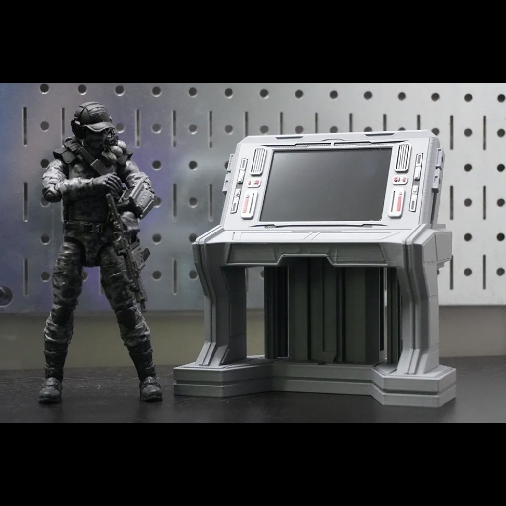 "The Command Console" - Console informatique pour vos dioramas 1/12 ou 1/18 ! - 5 vidéos !