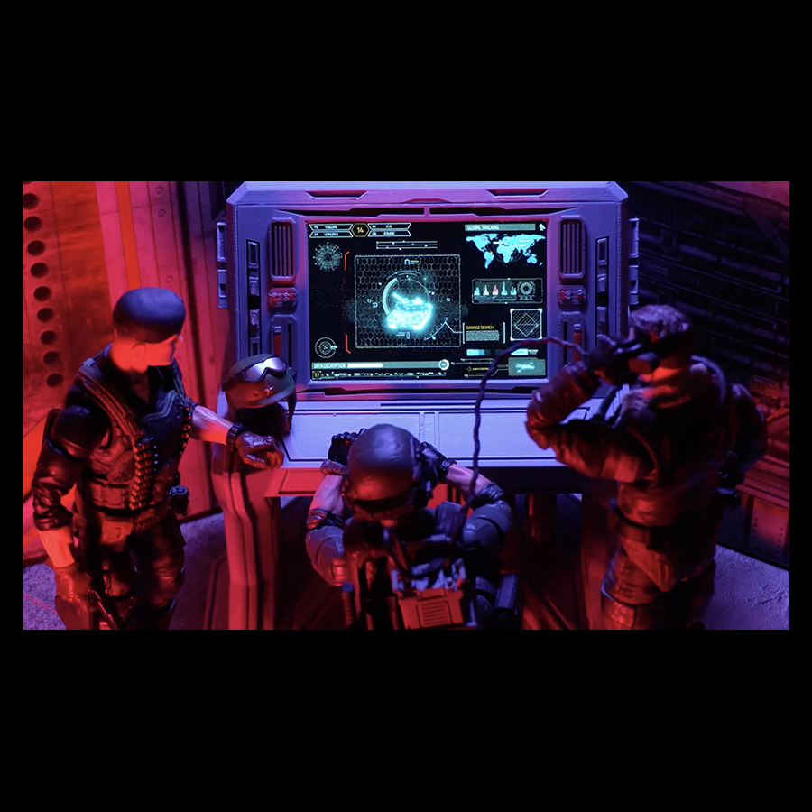 "The Command Console" - Console informatique pour vos dioramas 1/12 ou 1/18 ! - 5 vidéos !