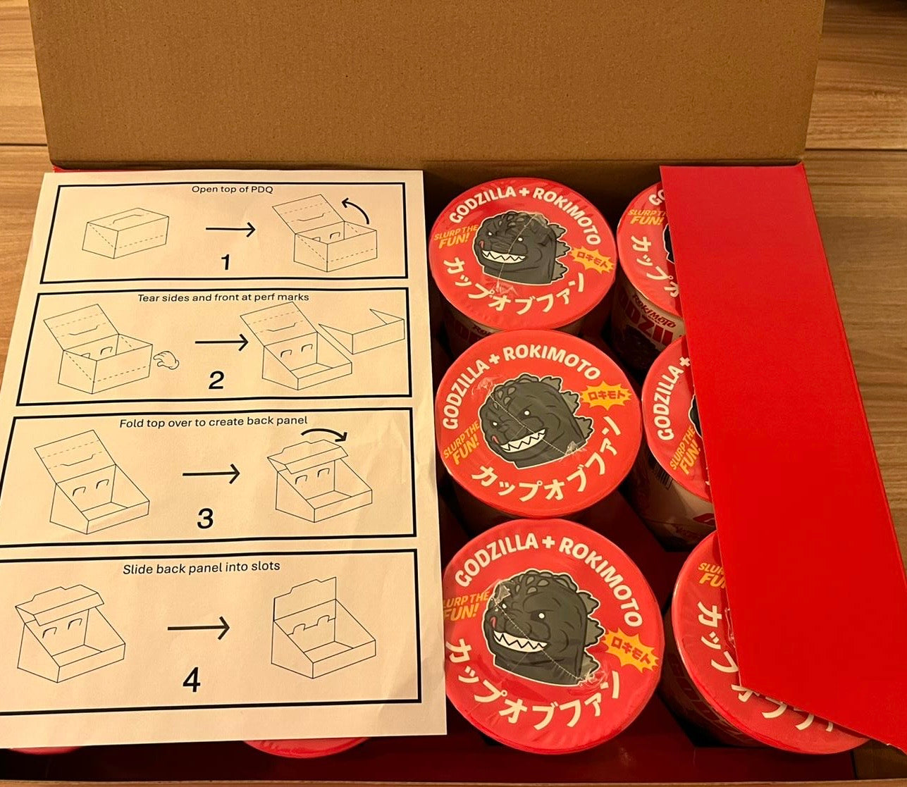 GODZILLA - Godzilla + Rokimoto - Assortiment de 12  figurines en Blind Box 10 cm