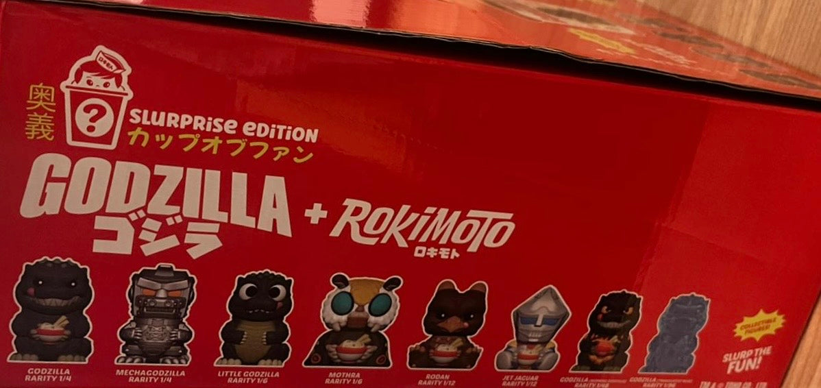 GODZILLA - Godzilla + Rokimoto - Assortiment de 12  figurines en Blind Box 10 cm