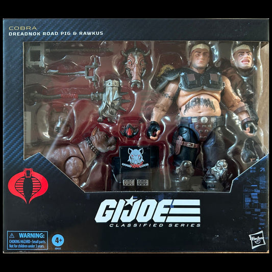 GI Joe - Classified Series - Figurine de Dreadnok Road Pig & Rawkus - 16 cm