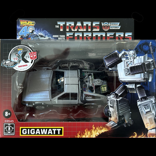 Transformers x Retour vers le Futur - Delorean - GIGAWATT