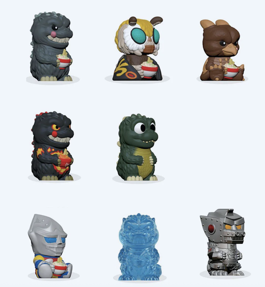 GODZILLA - Godzilla + Rokimoto - Assortiment de 12  figurines en Blind Box 10 cm