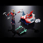 GOLDORAK - Figurine Diecast Métal - Soul of Chogokin Grendizer & UFO Spazer "POPY Deluxe Version" - 13,5 cm