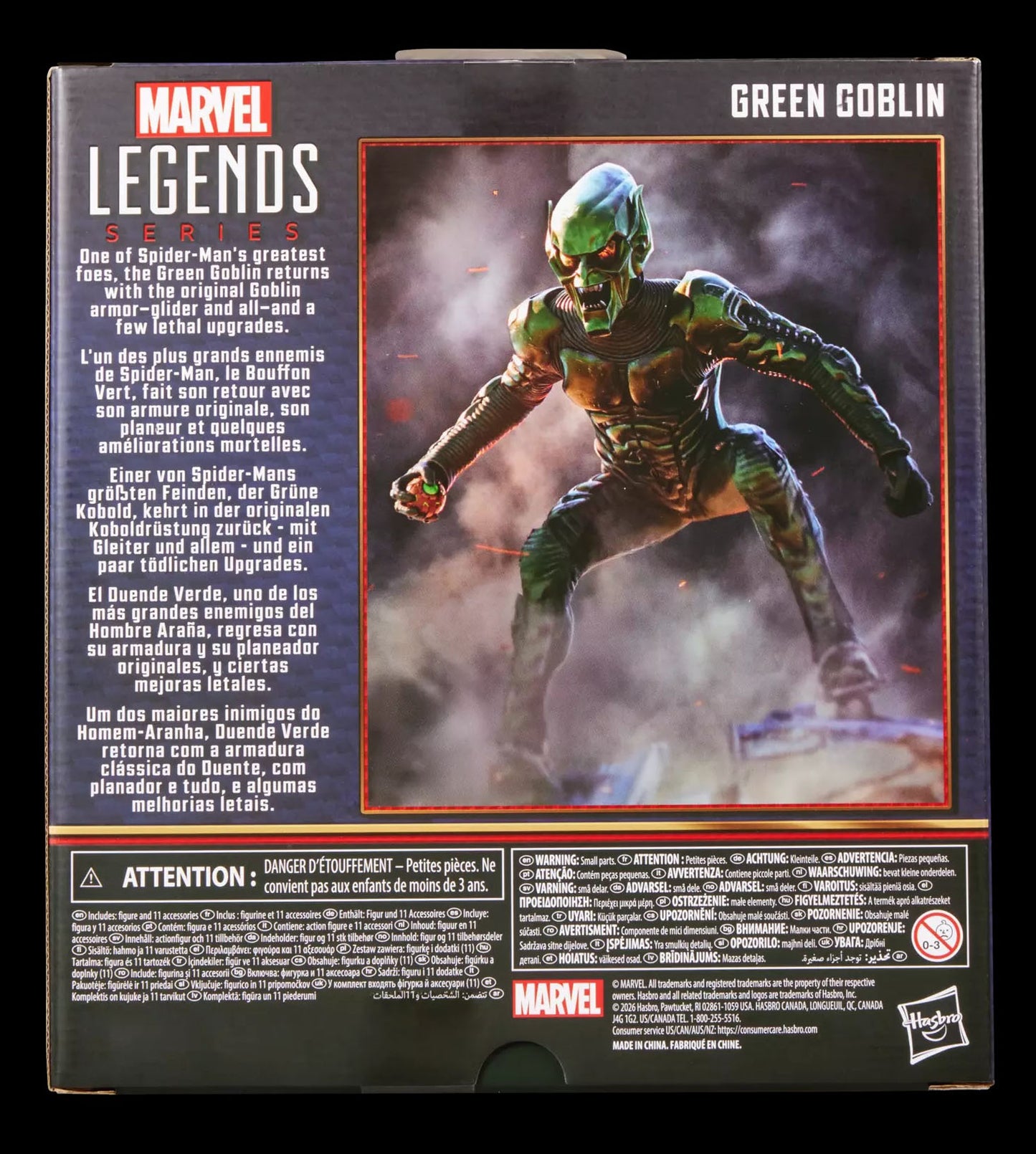 Marvel Legends - Spiderman-Man : No way home - Figurine du Bouffon vert - 15 cm