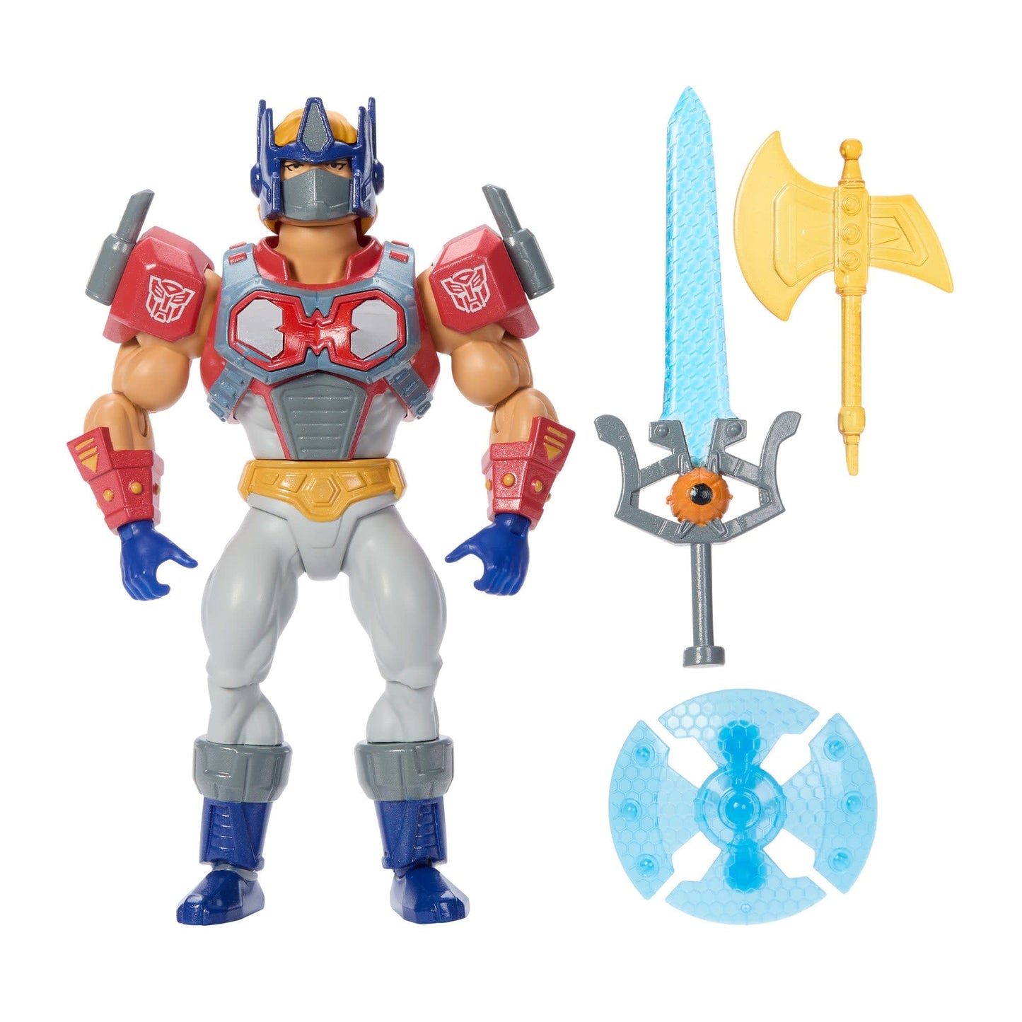 Masters of the Universe X Transformers - Figurine de Optimus Prime Armor He-Man
