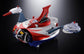 GOLDORAK - Figurine Diecast Métal - Soul of Chogokin Grendizer & UFO Spazer "POPY Deluxe Version" - 13,5 cm
