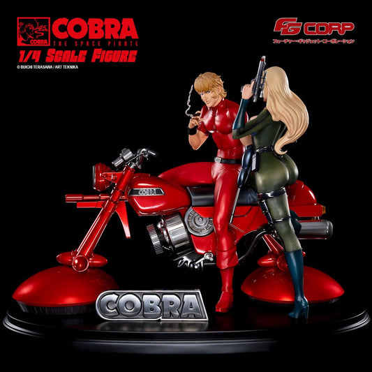 COBRA - Statuette 1/4 Space Pirate Cobra - Cobra & Jane Royal (Spacesuit Version) 47 cm