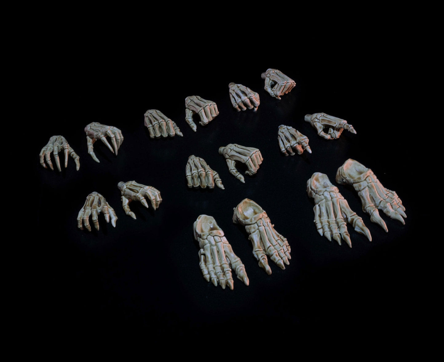 Mythic Legions: Necronominus - Accessoires pour figurines Skeletons of Necronominus Hands/Feet Pack