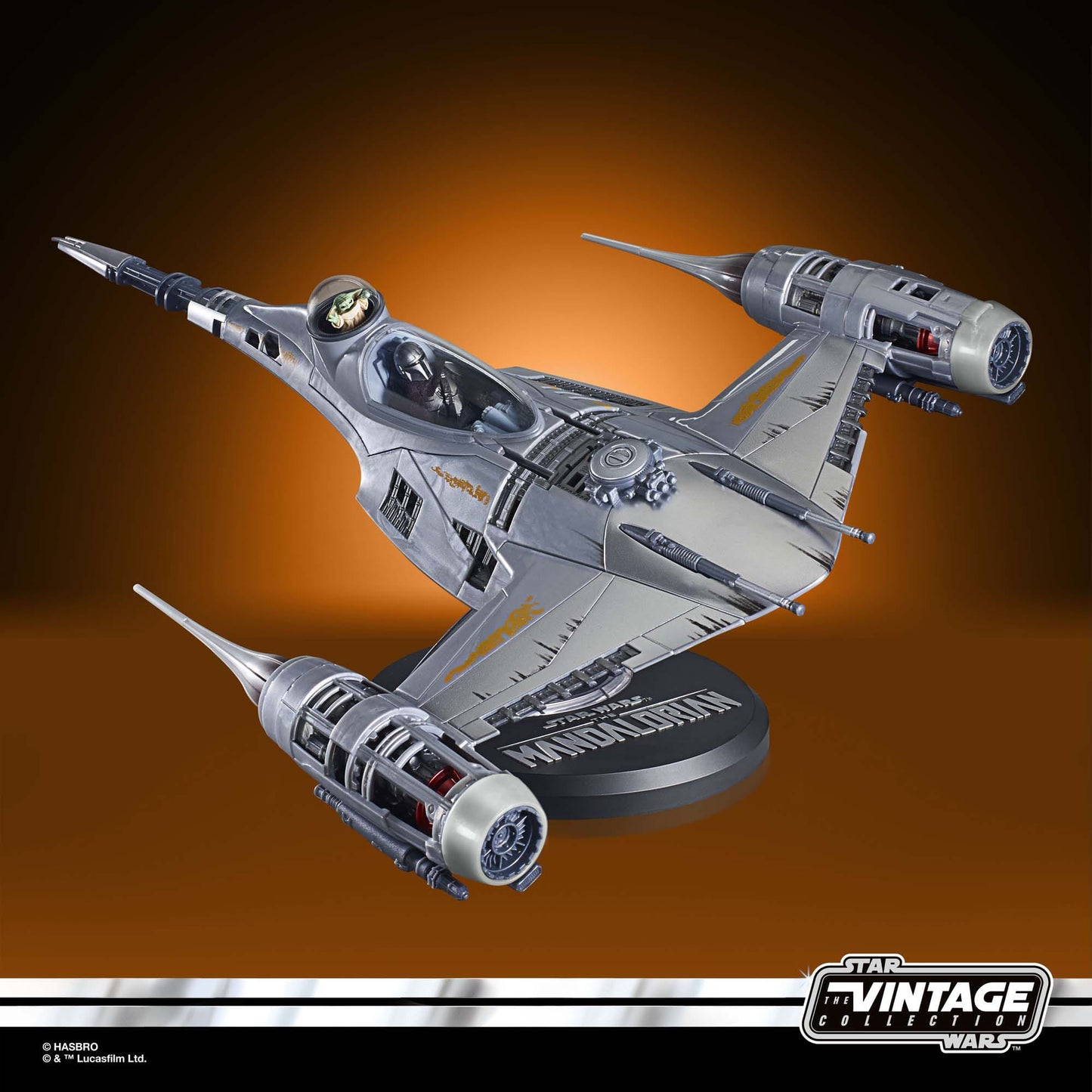 Star Wars : The Mandalorian - Vintage Collection TVC - N-1 Starfighter avec 2 FIGURINES
