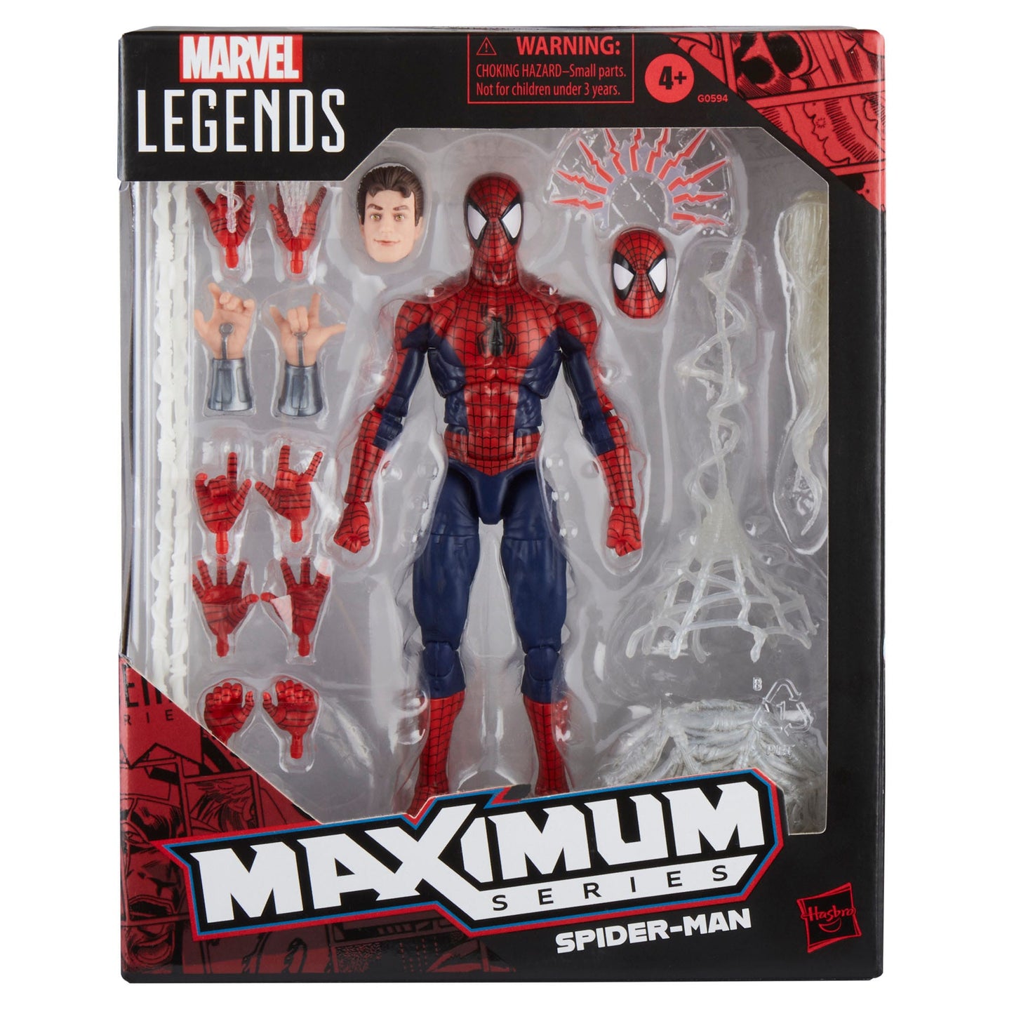 Marvel Legends - Maximum Series - Figurine de SPIDER-MAN - 15 cm