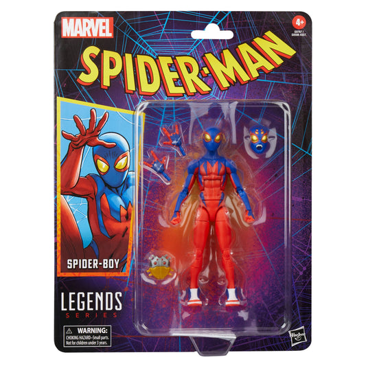 Marvel Legends - Série Rétro Spider-Man - Figurine de SPIDER-BOY - 15 cm