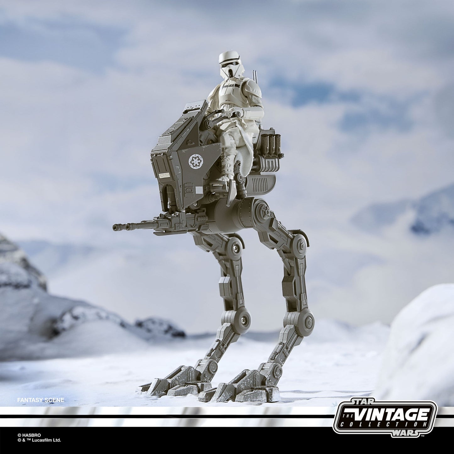 Star Wars: The Mandalorian & Grogu - The Vintage Collection - Imperial Remnant AT-RT & AT-RT Driver