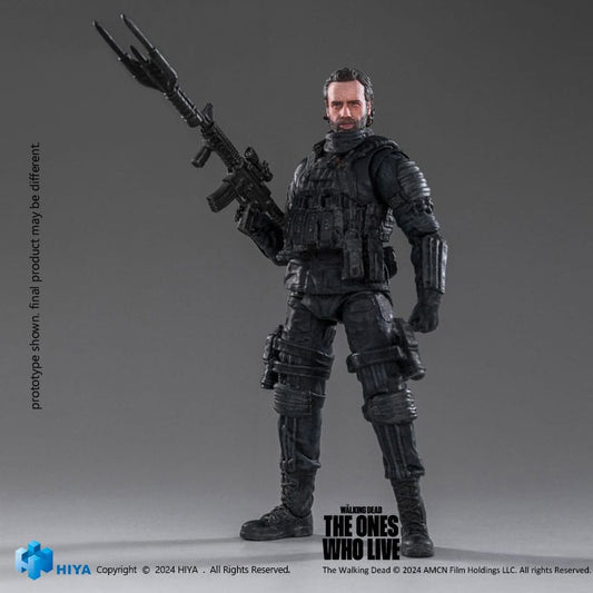 The Walking Dead: The Ones Who Lived - Série Exquisite Mini - Figurine de Rick Grimes 1/18 - 11 cm