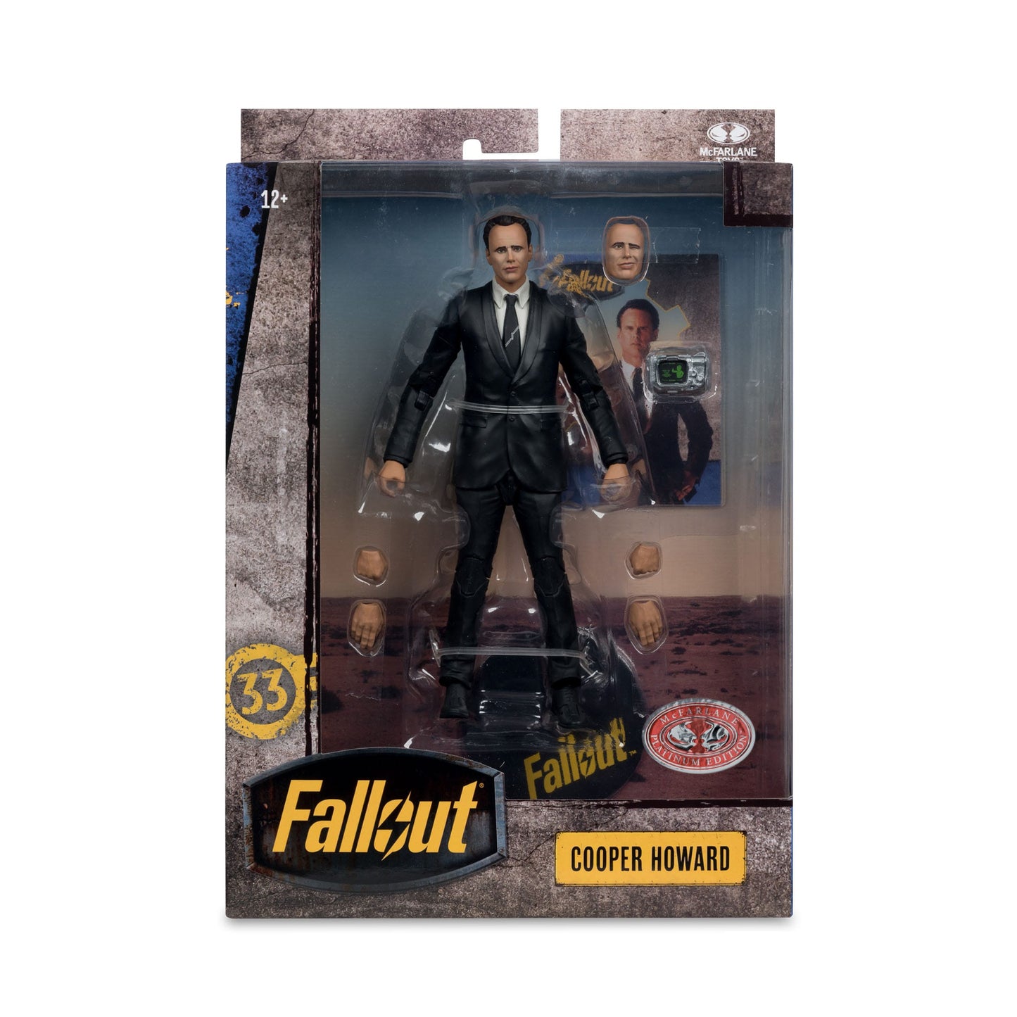 FALLOUT - Figurine de Cooper Howard (Red Platinum Edition) - 17 cm
