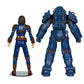 FALLOUT - Pack de 2 figurines T-60 Vault Tec & Sole Survivor - 18 cm