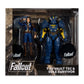 FALLOUT - Pack de 2 figurines T-60 Vault Tec & Sole Survivor - 18 cm