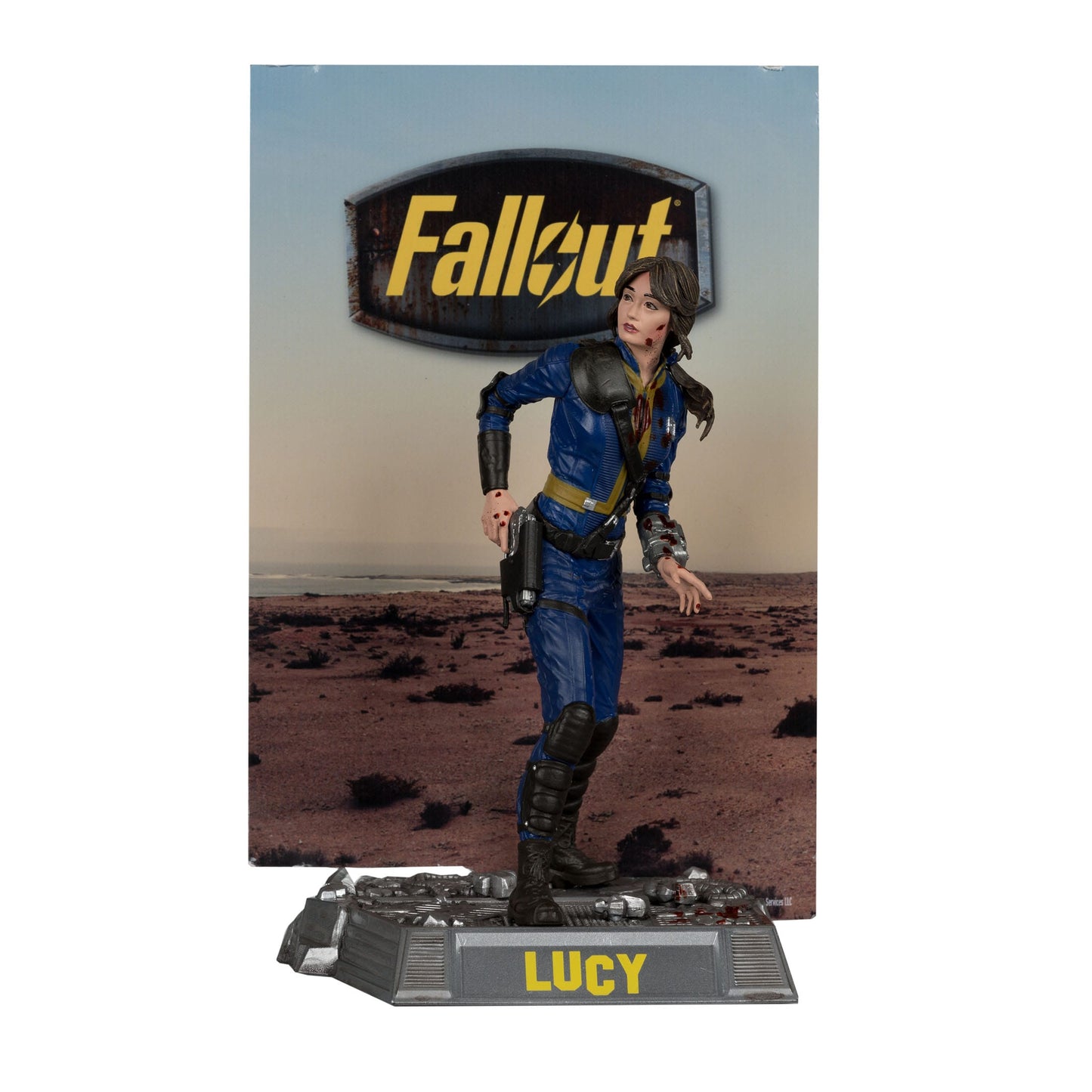 FALLOUT - Série Movie Maniacs - Pack 4 statuettes : Lucy, Maximus, The Ghoul & Vault Boy - PVC 15 cm