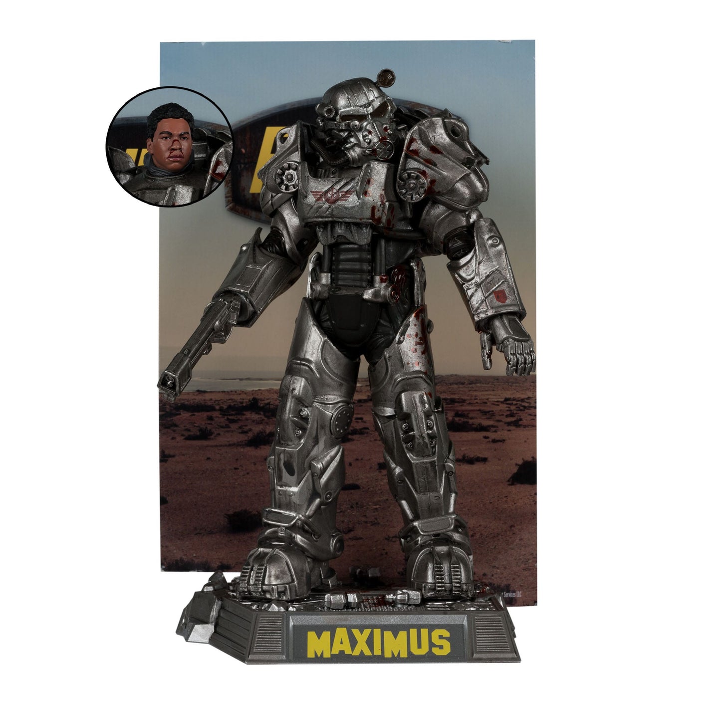 FALLOUT - Série Movie Maniacs - Pack 4 statuettes : Lucy, Maximus, The Ghoul & Vault Boy - PVC 15 cm