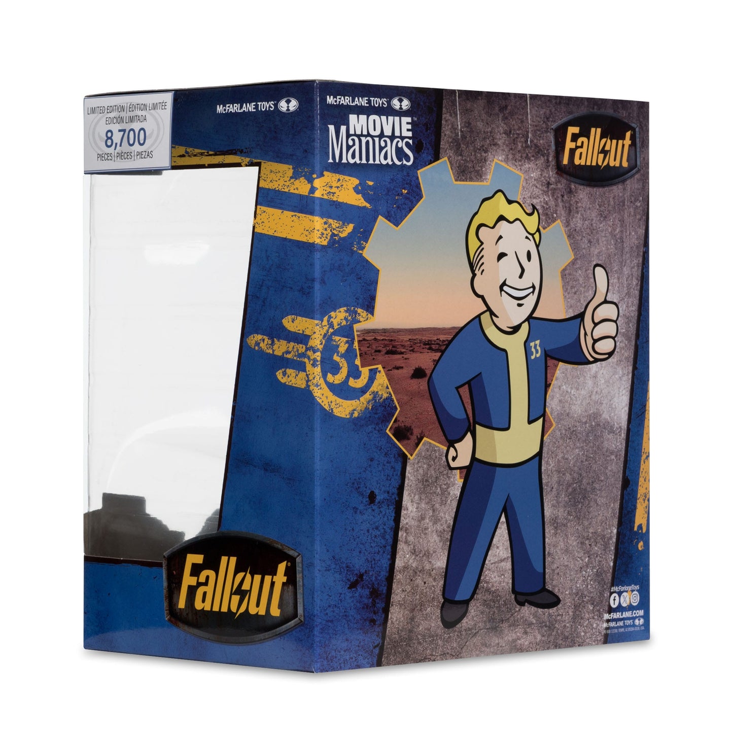 FALLOUT - Série Movie Maniacs - Figurine de Vault Boy - Version 1 - 14 cm