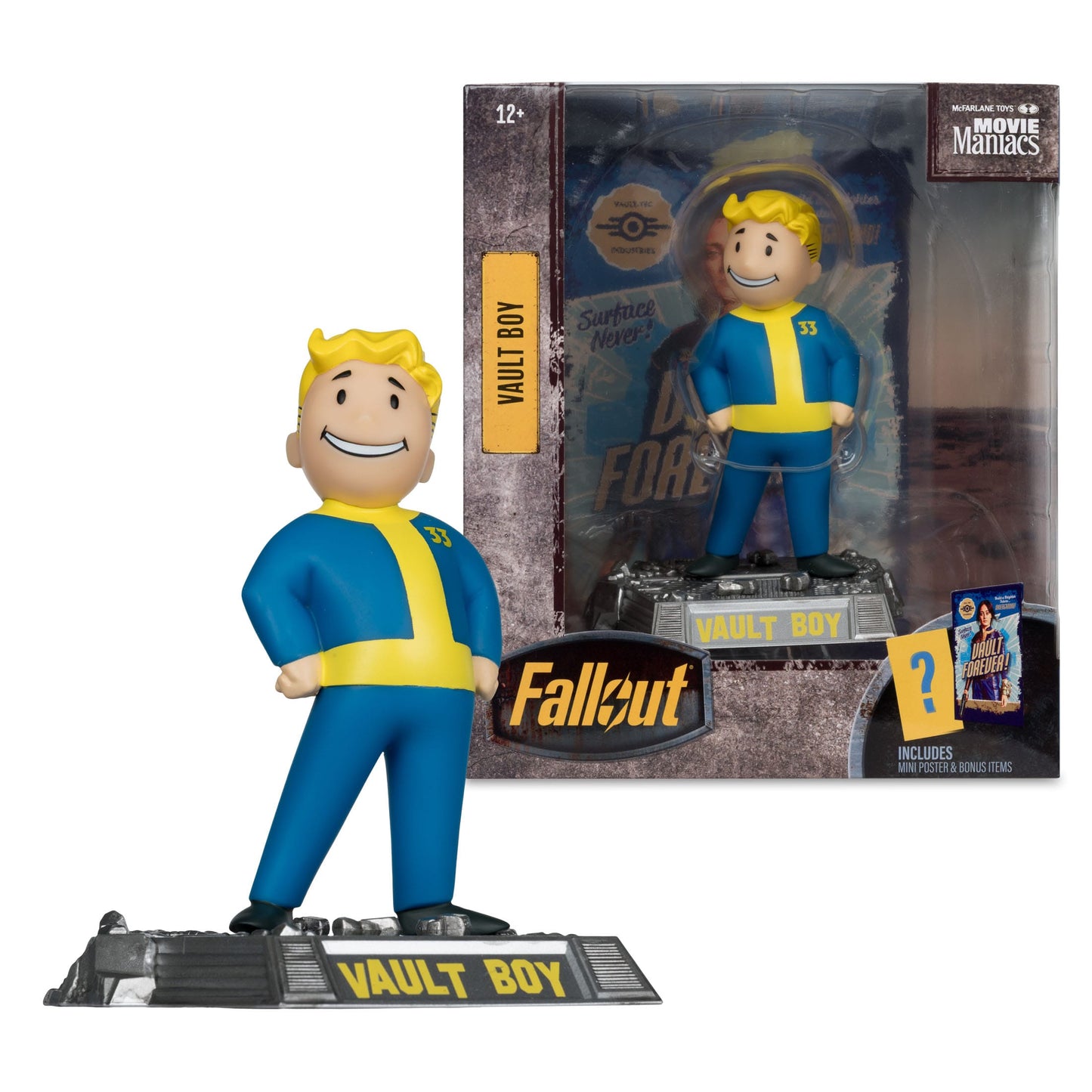 FALLOUT - Série Movie Maniacs - Figurine de Vault Boy - Version 2 - 14 cm